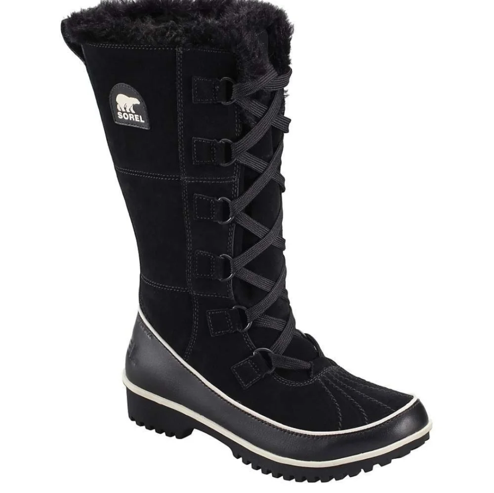 Sorel Women Tivoli High II Tall Duckboots Rubber Leather boots shoes sz 6